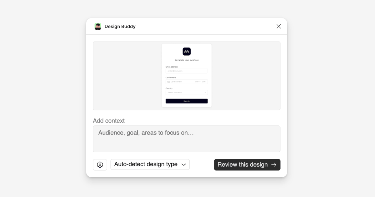 UX improvements to the Figma plugin